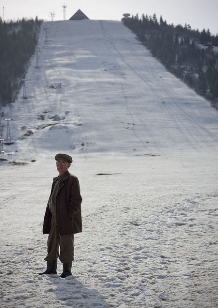 The one ski run at Begaebong