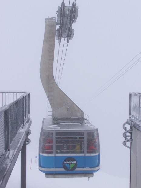 Tram Docking at 11,000' Hidden Peak