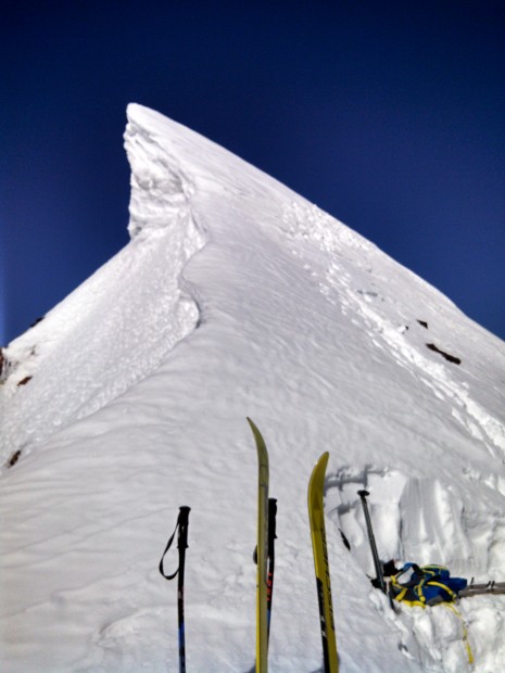 Large Vertical cornice, Complete with bench!  Free to the next people. Photo: Kyler Roush