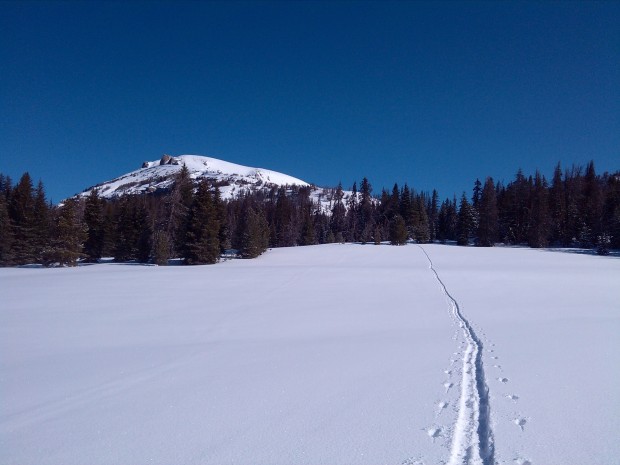 May 2nd powder day and only one other person in front of us. 