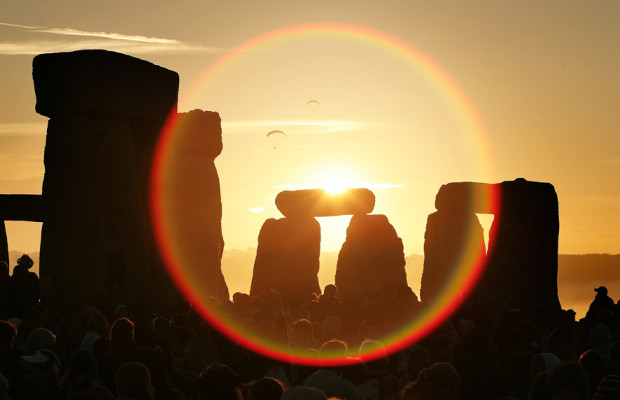 Stonhenge and a summer solstice celebration