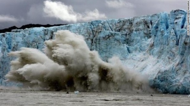 Glacier surfing Garrett McNamara