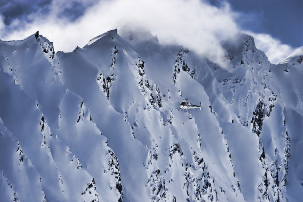 Alaska Heli-skiing with Dean Cummings H2O Heli, photo: alaskahelicopterskiing.com