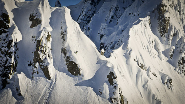 Ian Provo in the Tordrillo Mountains, AK.