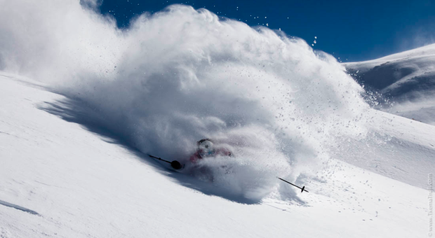 Jordi Tenas in Las Leñas. photo: Txema Trull