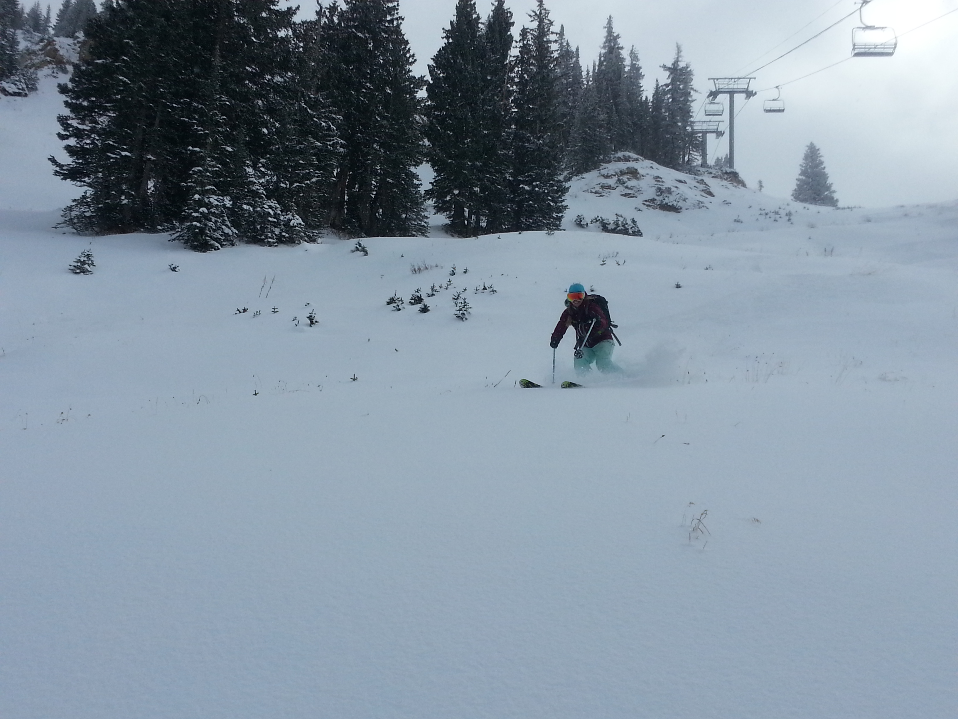 A Mckenna skiing chips