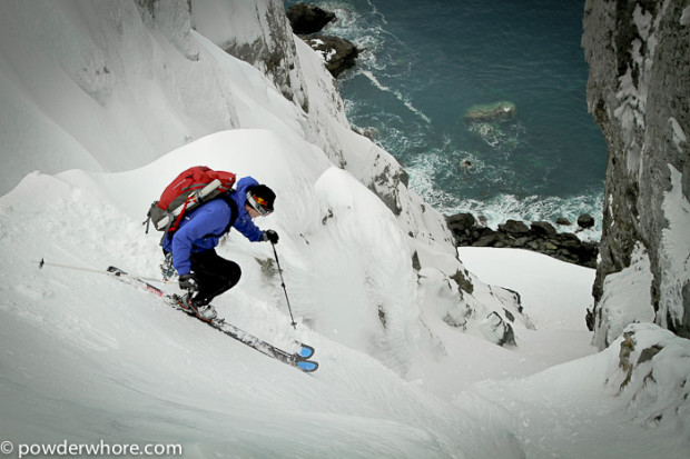 Skiing in antarctica.  image:  powderwhore