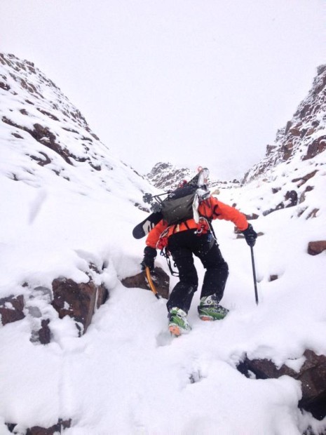 Stepping up onto the hidden ice flows.