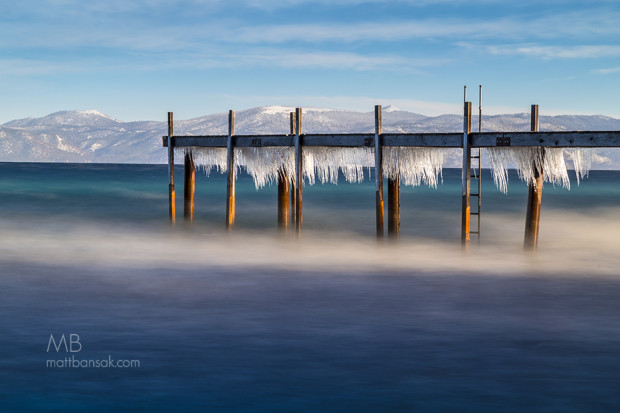 A 30-second exposure from the lake on Nov 22nd as heavy winds rolled in.