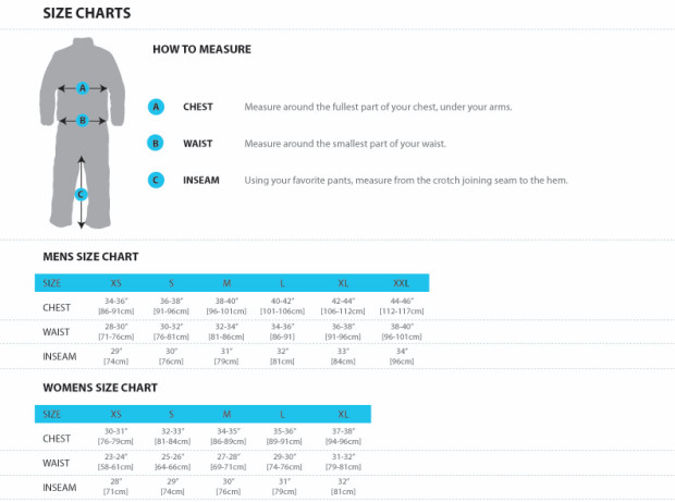 Sizing Chart