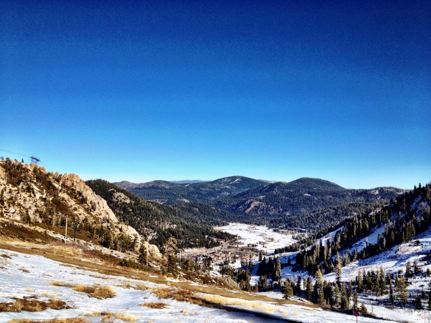 A very dry Squaw Valley