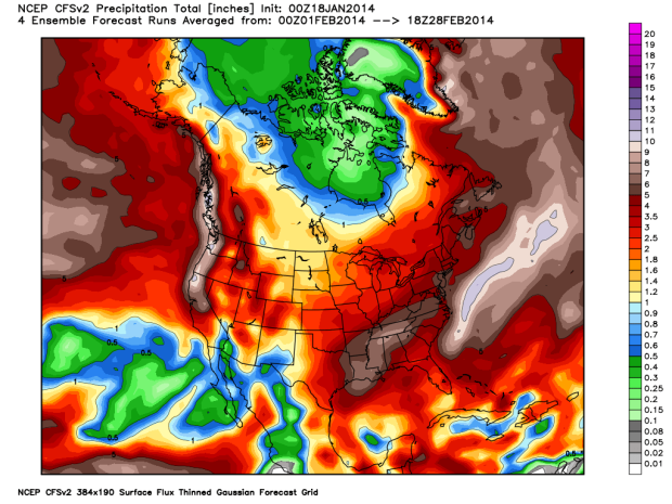 CFS Precip Forecast