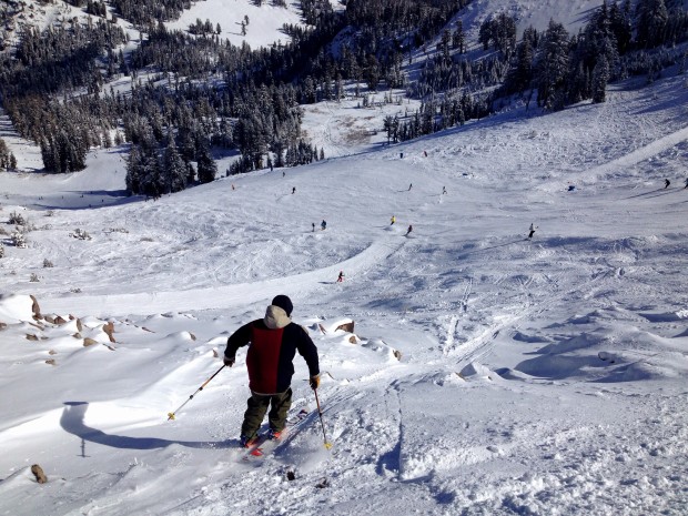 Mike straight lining rocky fields