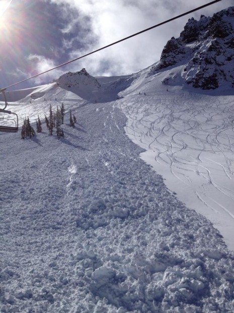 Huge slide path out of the Funnel and into Shirley Bowl