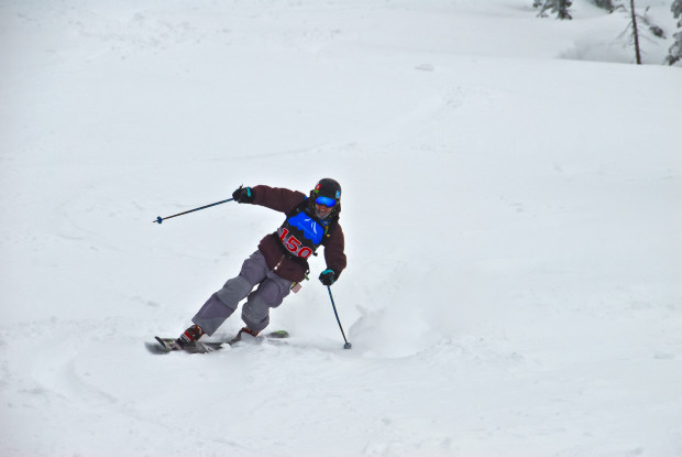 Bevan Waite coming in to the finish.