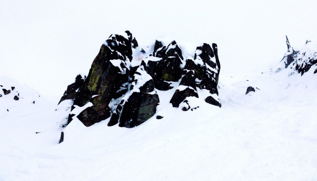 Dropping in on a rather deep Gate, squaw conditions