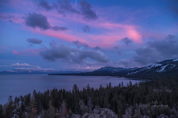 West shore alpenglow