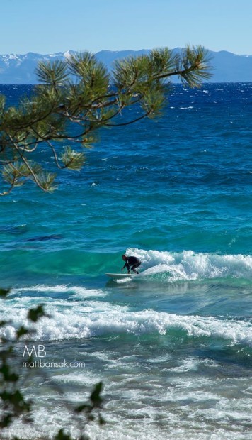 Tahoe surf sesh, Scott Gaffney