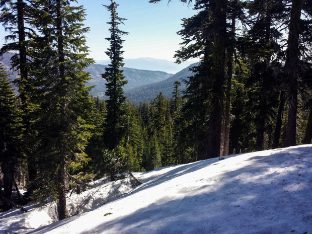 Heading up toward the ridge