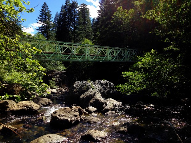 Pauly Creek Bridge, perfect spot for beers and creek swims