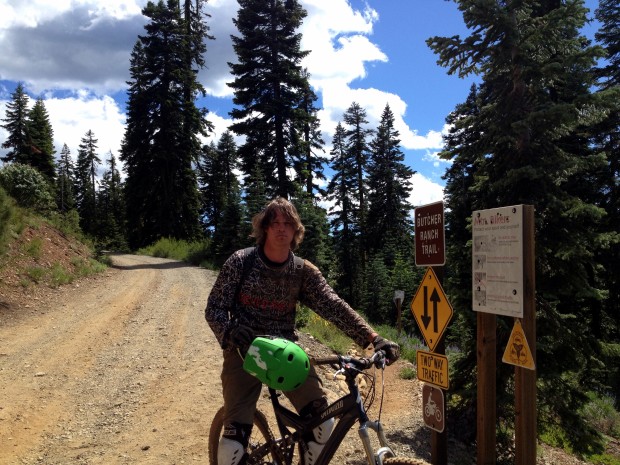 Jordan at the top of Butcher Ranch