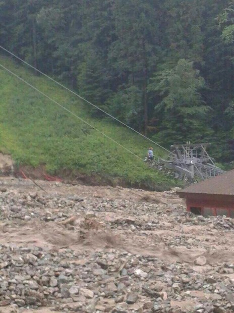 Vratna ski resort slovakia flood