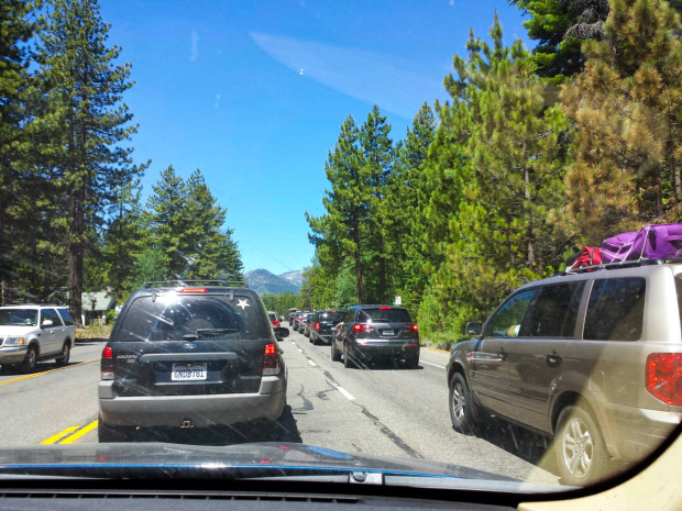 I keep telling myself to stay home on the 4th. Nasty bumper to bumper traffic coming up the west shore, and it was only noon.