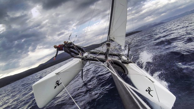 Obligatory sailing shot. 