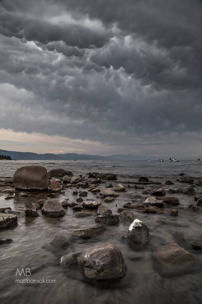 Mammatus in Tahoe! Love this cloud.