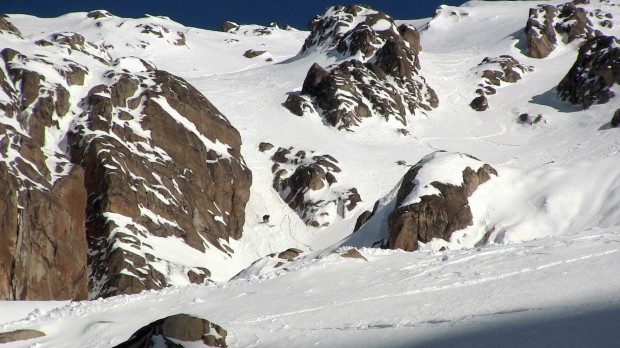 SGT warrior ripping down in the Bariloche backcountry today