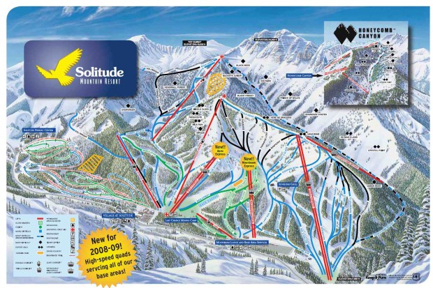 Solitude trail map