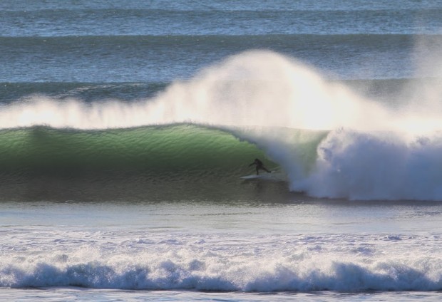 Dec. 26th, 2014and my right barrel. Ocean Beach, San Francisco, CA.