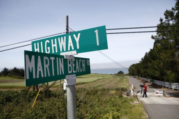 Martins beach road.