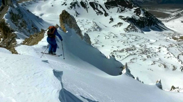 Lee Lyon at Las Lenas, Argentina.  photo:  Moritz the Boy Scout