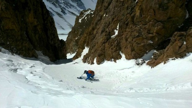 Lee Lyon at Las Lenas, Argentina.  photo:  Moritz the Boy Scout