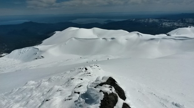 Looking down from the top