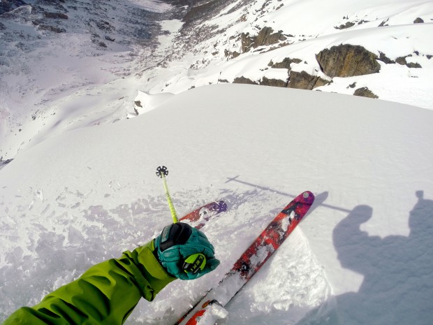 Some great hot pow turns in Alasita yesterday.