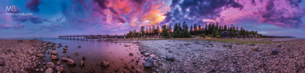 Quite a sunset from Tahoe City