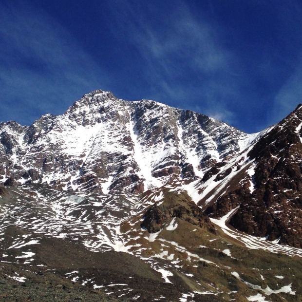 Super Canaleta descends just looker's right of the summit.