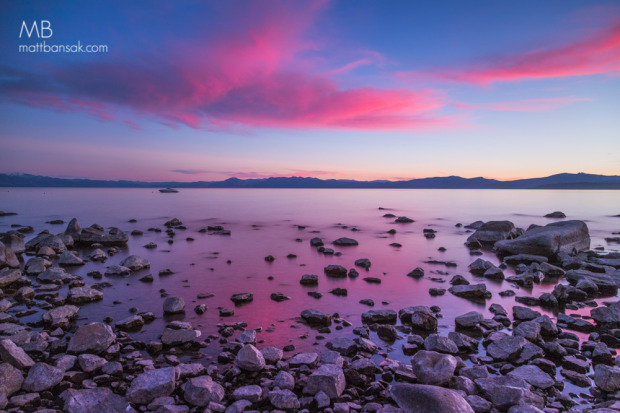 Sunset from Kings Beach