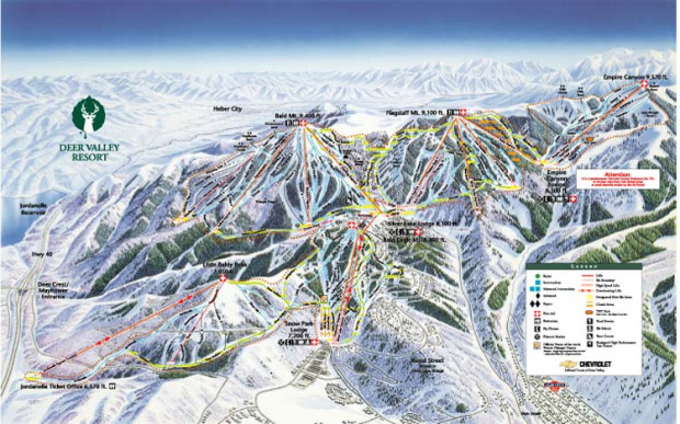 Deer Valley trail map