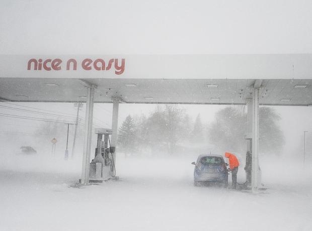 Buffalo, NY yesterday.  photo:  AP