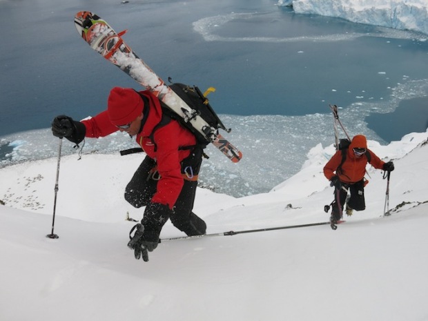 Climb on. Antarctica.