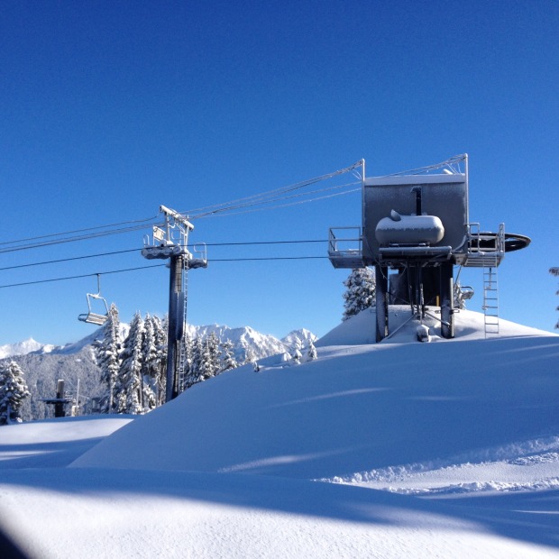 Pan Dome, Mt. Baker today, November 29th, 2014