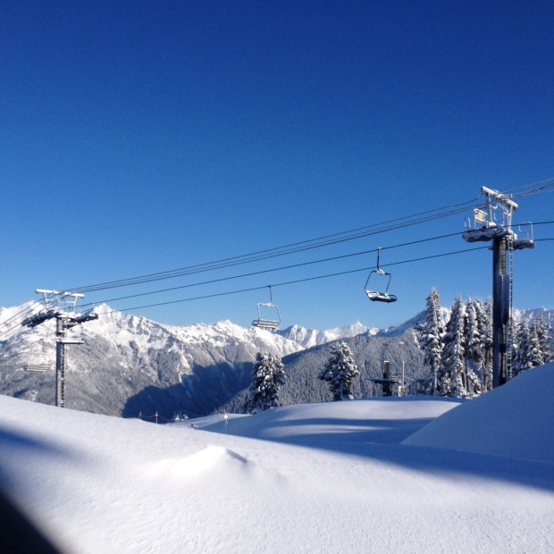 Mt. Baker today, November 29th, 2014