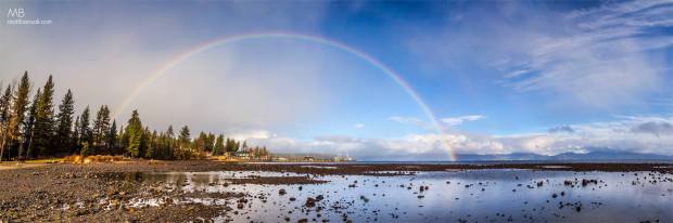 Rainbow above Commons Beach