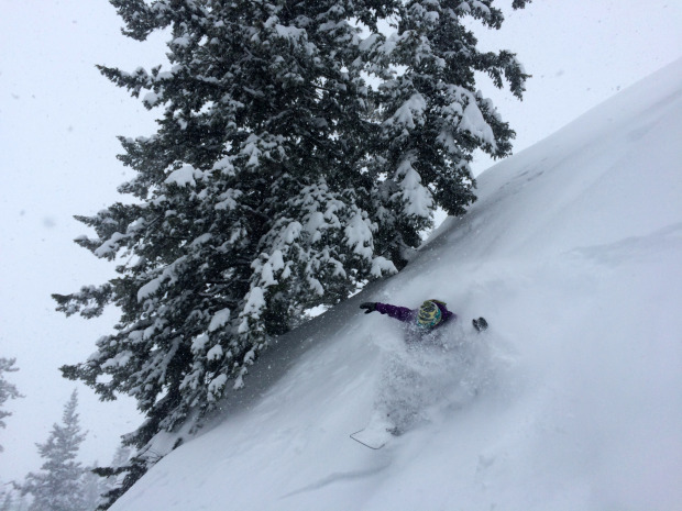 Christmas Day was DEEP! Rider: Brent Fullerton