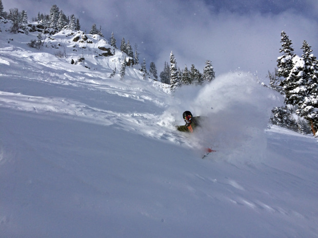 Even with holiday crowds there is still good snow the day after the storm!