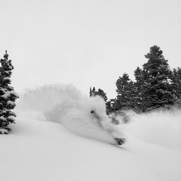 Areas around the resort were riding, well you see! Rider: Ian Tarbox