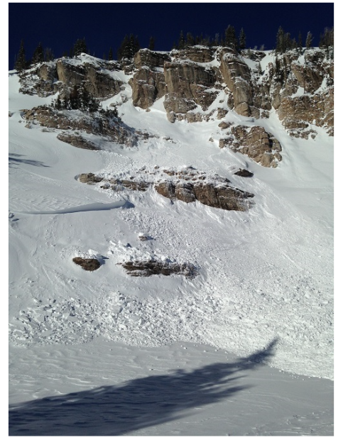 A skier trigged slide on Dec. 23 close to the resort shows the sensitivity of the snowpack. 